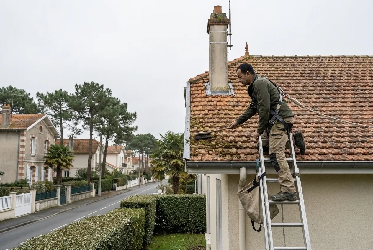 Nettoyage de toiture à Royan, des villas aux toits-terrasses