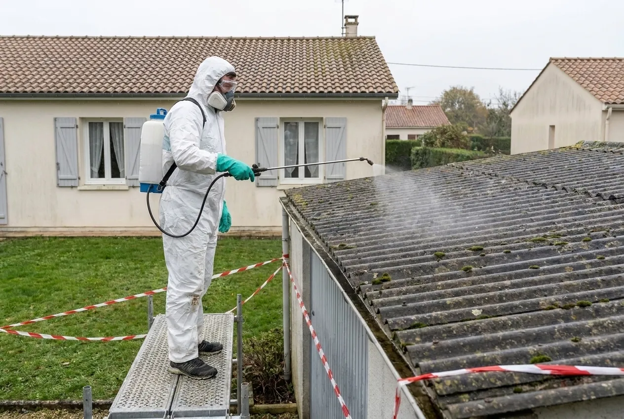 Toiture en fibrociment en Charente-Maritime